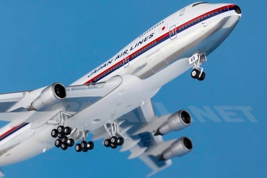 Amazon.co.jp: @日本航空JAL B747-200 1/400ジェット : おもちゃ