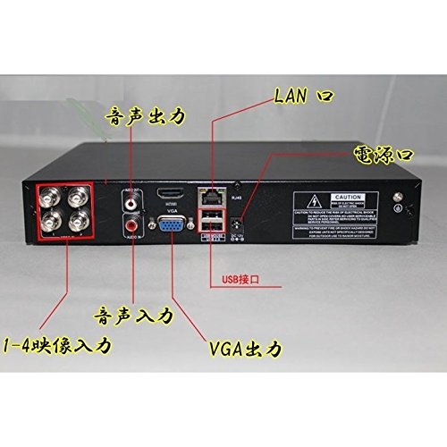 Amazon.co.jp: 「Origin」 DVR 録画装置 4チャンネル（ビデオ4） P2P