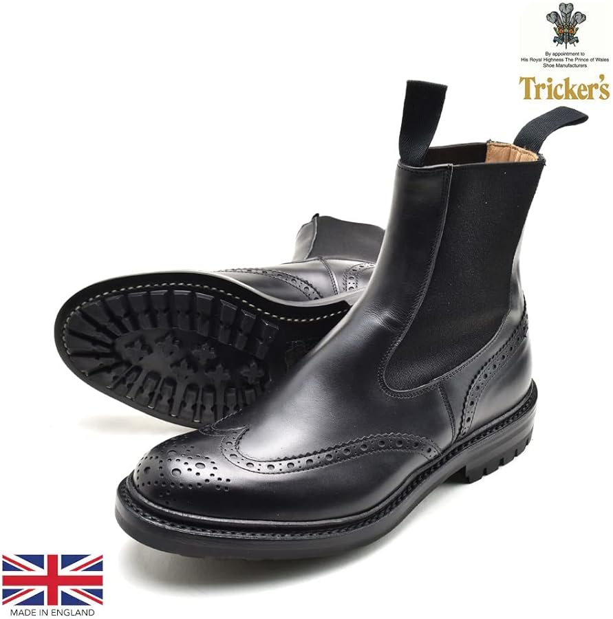 Amazon | [トリッカーズ] チェルシーブーツ サイドゴア コマンドソール
