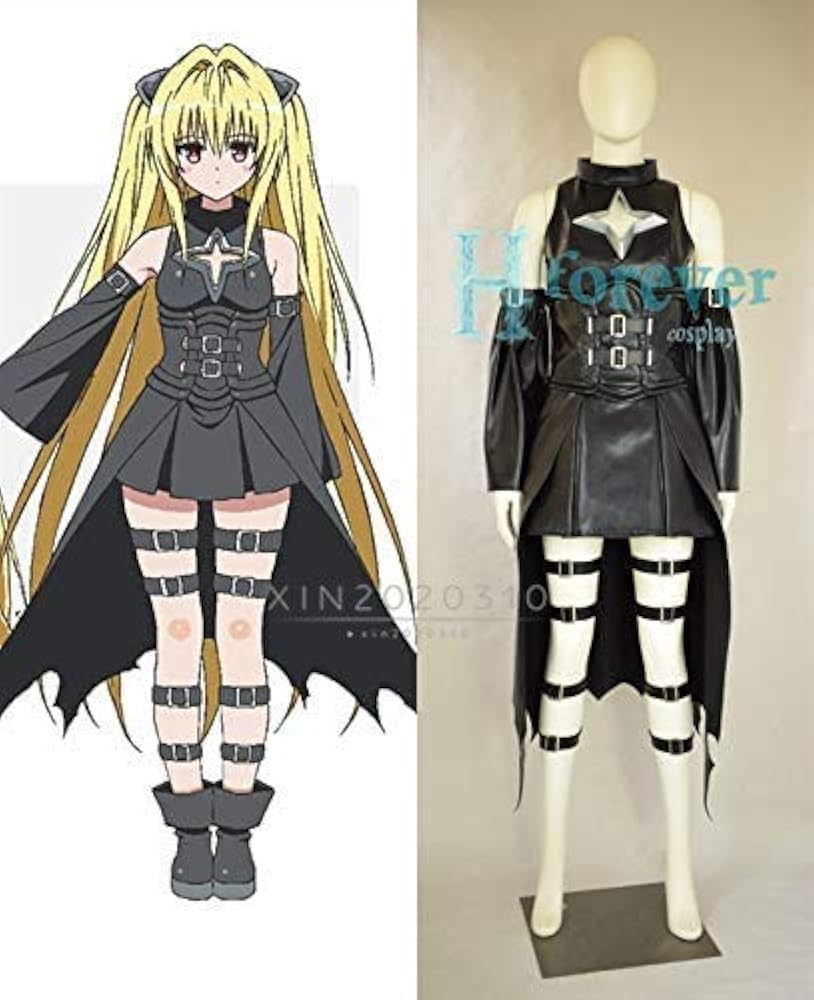 Amazon.co.jp: [XIN XIN] ToLOVEる 金色の闇 コスプレ衣装合皮