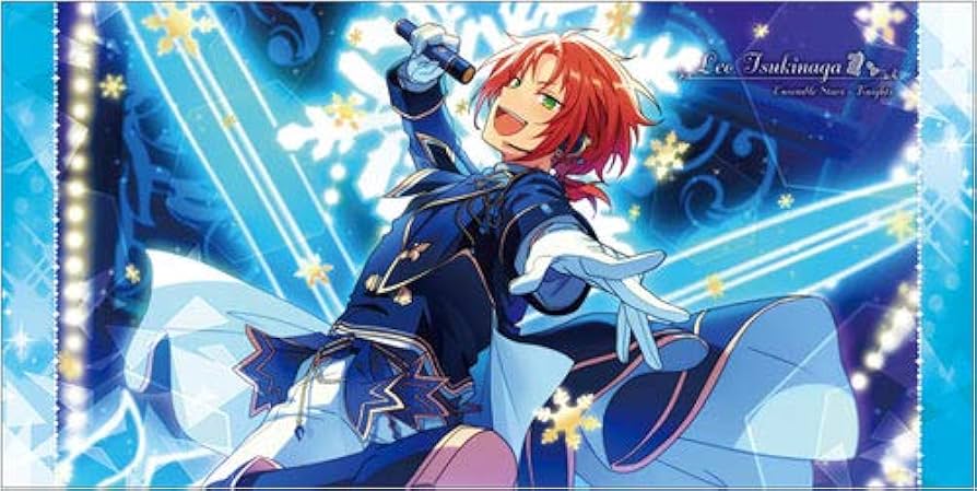 Amazon.co.jp: あんさんぶるスターズ! 月永レオ ビジュアルバスタオル