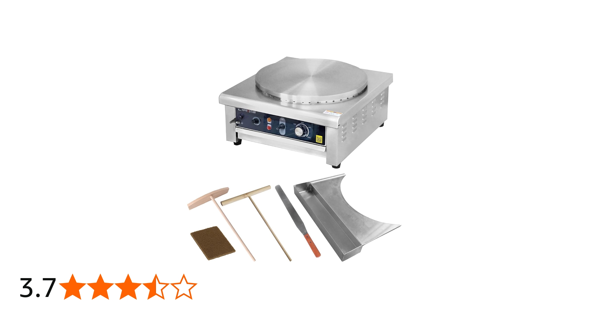 Amazon | 実用新案登録済 電気クレープ焼き器 クレープメーカー 業務用