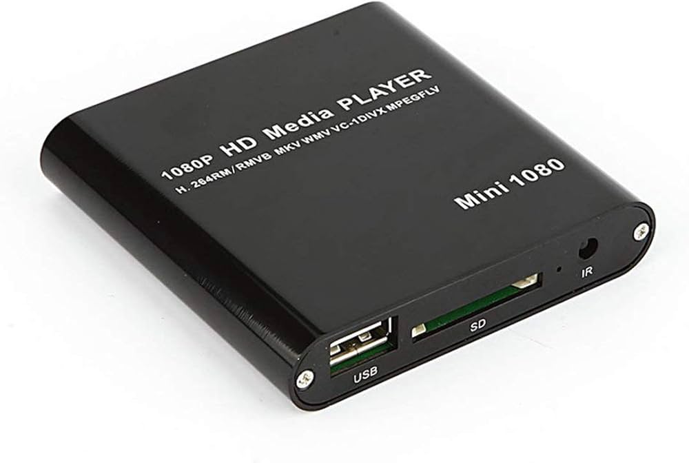 Amazon.co.jp: 超ミニサイズマルチメディアプレーヤー ブラック HDMI