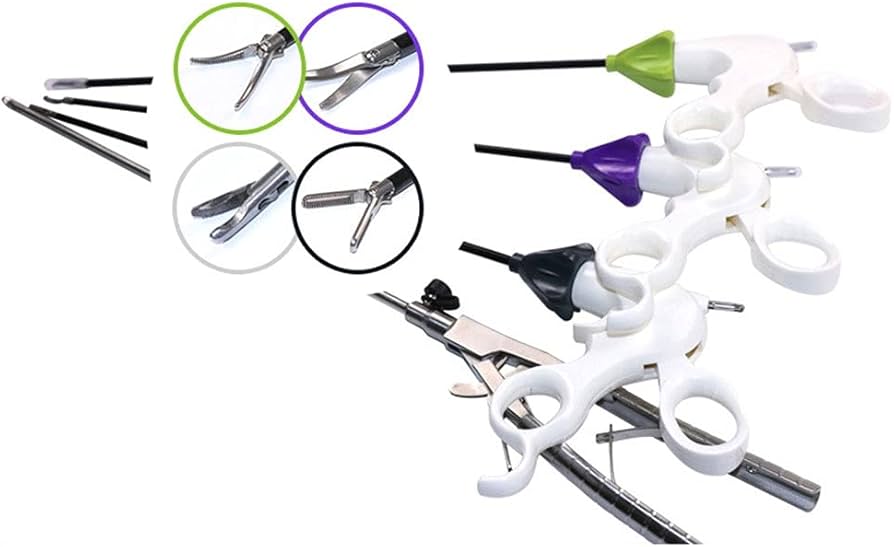 Amazon.co.jp: 腹腔鏡手術の練習の4点セットが訓練用 腹腔鏡把持鉗子