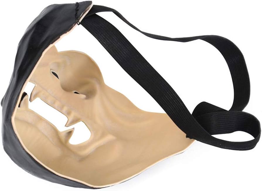 Amazon.co.jp: hapler 般若 お面 般若の御面 コスプレ 半面フェイス