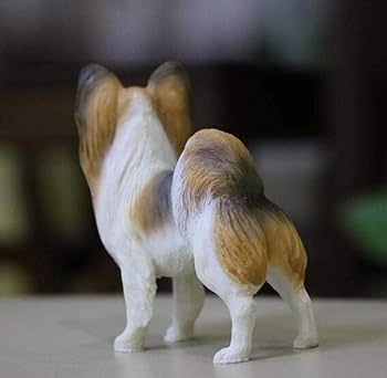 Amazon.co.jp: NEDLON ポリレジン ミニ パピヨン 犬 フィギュア ホーム
