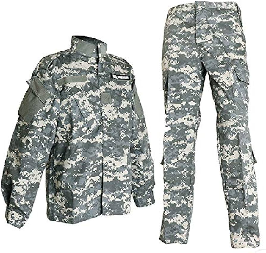 Amazon | SHENKEL 迷彩服上下セット ACU S bdu-acu02-S | 戦闘服 通販