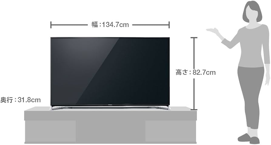 Amazon | パナソニック 60V型 液晶テレビ ビエラ TH-60CX800N 4K USB