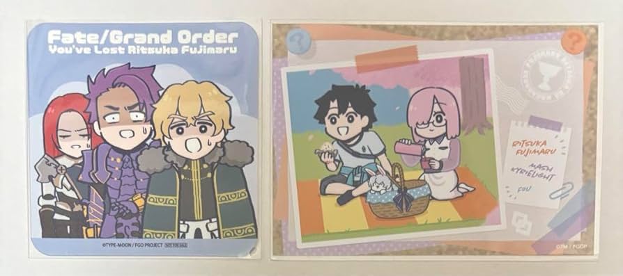 Amazon.co.jp: FGO 藤丸立香はわからない 謎丸 カフェ 特典 コースター