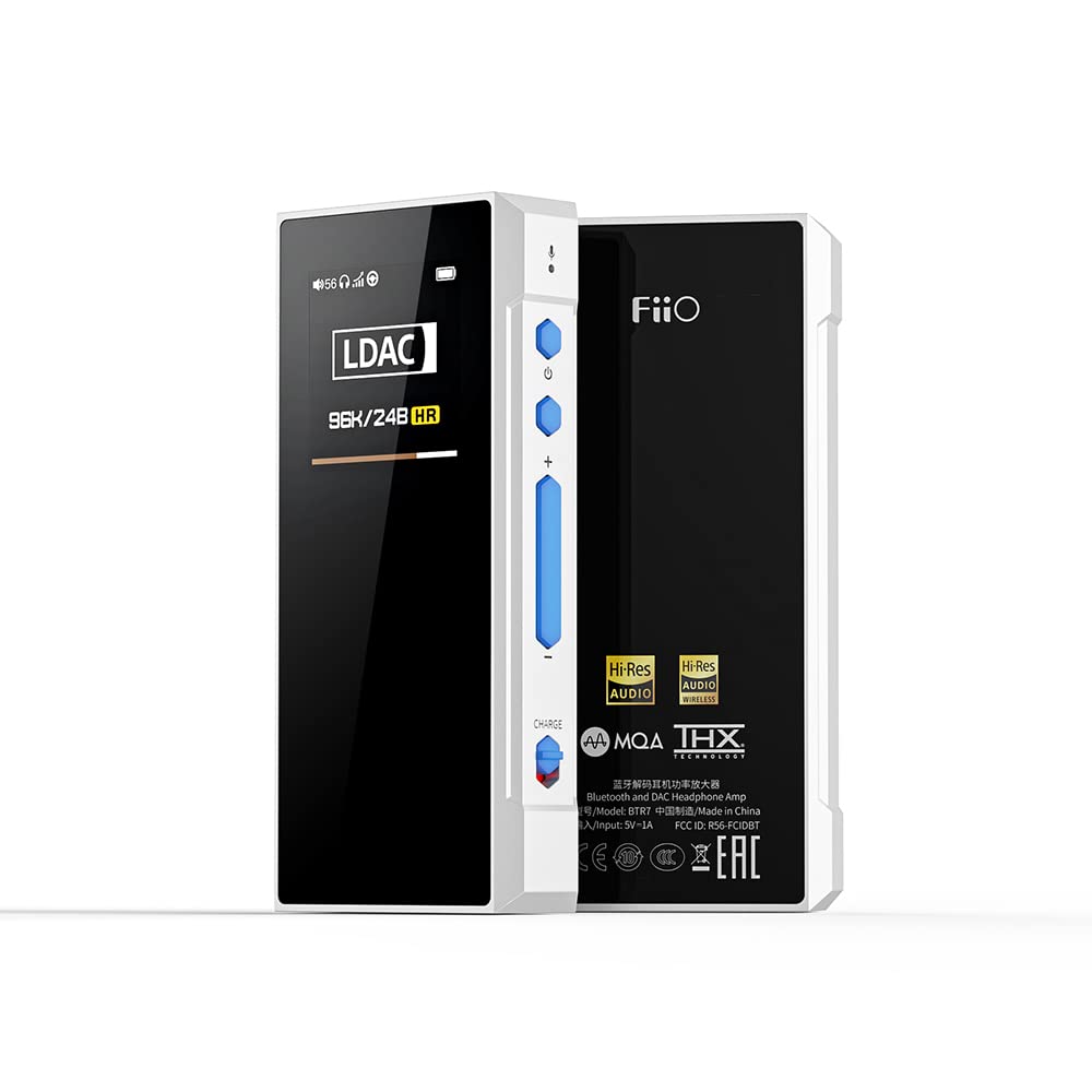 Amazon.co.jp: Fiio BTR7 White ヘッドホン アンプ Bluetooth : 家電
