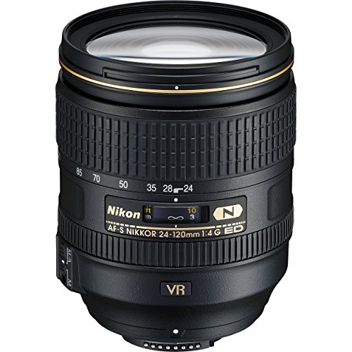 NIKON 24-120mm F/4G ED VR AF-S NIKKOR Lens for Digital SLR