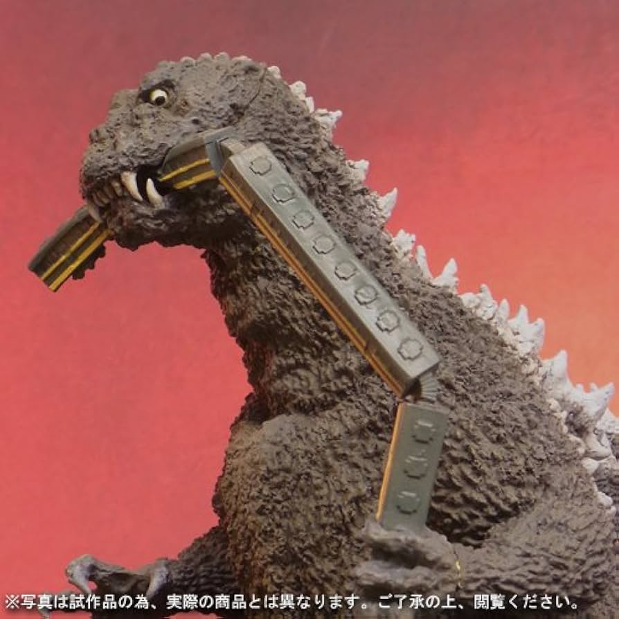 Amazon.co.jp: 東宝30cmシリーズ 「ゴジラ1954（電車咥え総天然色ver