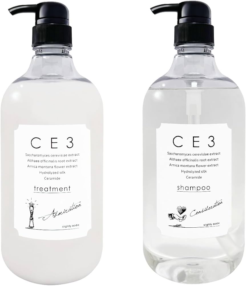 Amazon | [セット] サロン専売 CE3シャンプー 1000mL & トリートメント