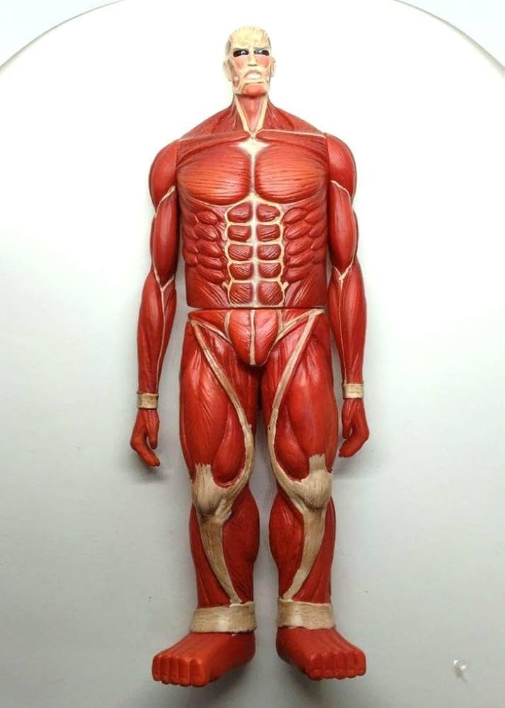 Amazon.co.jp: 進撃 超大型巨人 ムキムキソフビフィギュア : おもちゃ