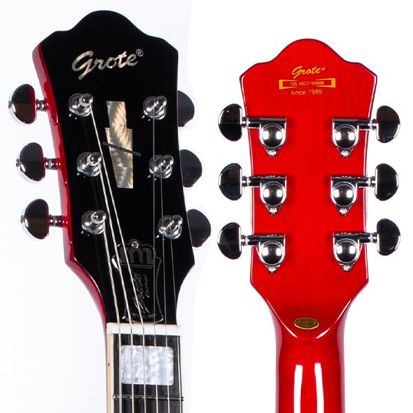 Amazon | エレキギター NEW GROTE 335 style Jazz Electric Guitar