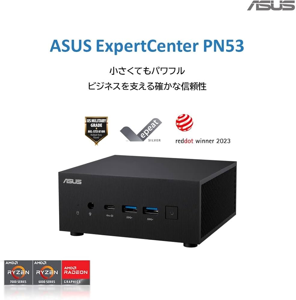 Amazon.co.jp: ASUS デスクトップミニパソコン (Ryzen 5 7535H/8GB