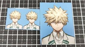 Amazon.co.jp: 最強ジャンプ3月号付録 顔写真風ステッカー ヒロアカ爆