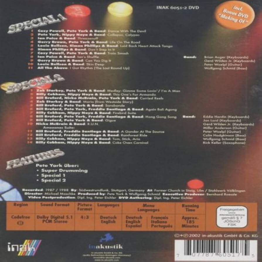 Super Drumming Vol.1 (2 DVDs): Amazon.de: Maschke, Michael: DVD