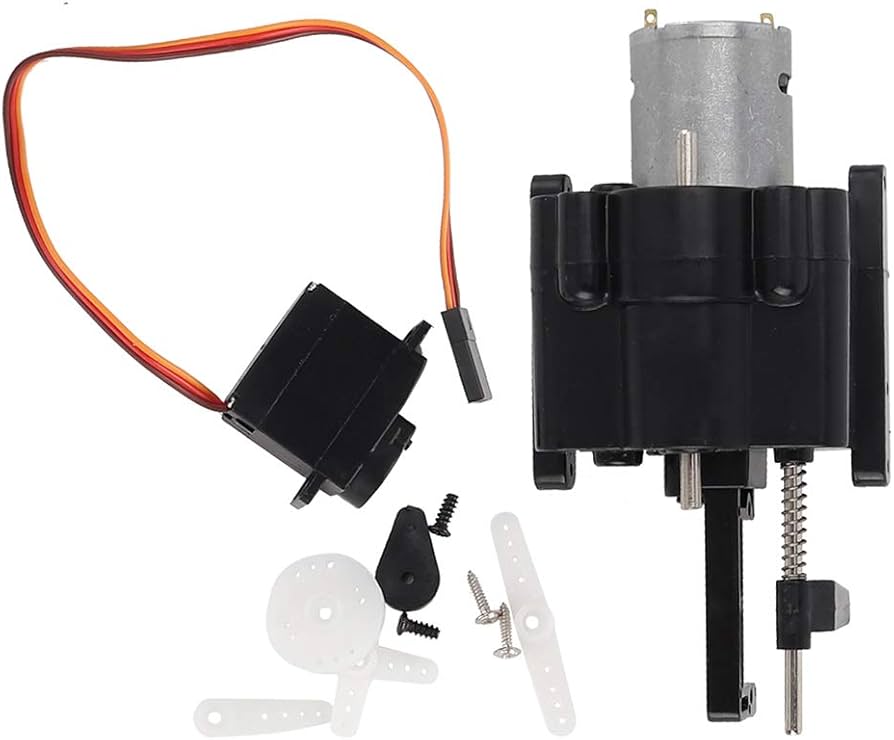 Amazon | Goolsky WPL 変速チェンジ ギア ボックス モーターとサーボ