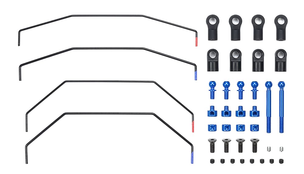 Amazon.com: TAMIYA TD4 Stabilizer Set Front & Rear TAM22037