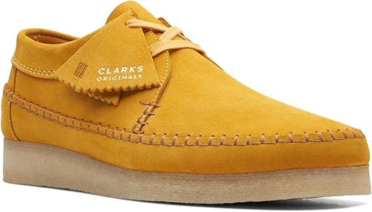 Amazon.com | Clarks - Mens Weaver Shoe, Color Mustard, Size: 8.5 M