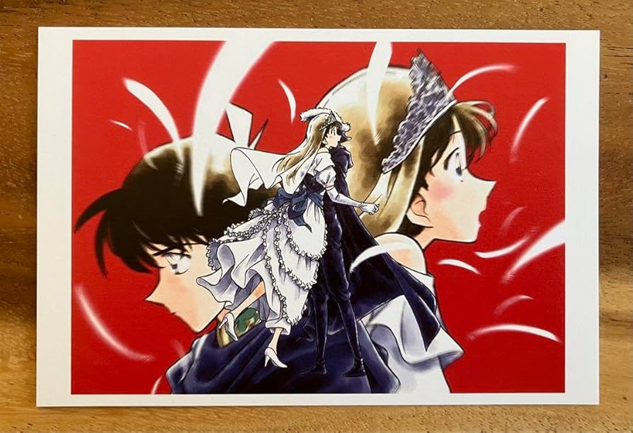 Amazon.co.jp: コナン 工藤新一 毛利蘭 黒衣の騎士 ミニミニ複製原画