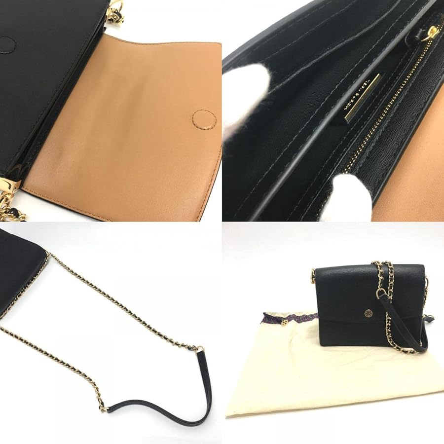 Amazon | [トリーバーチ] チェーン ロゴ ショルダーバッグ レザー