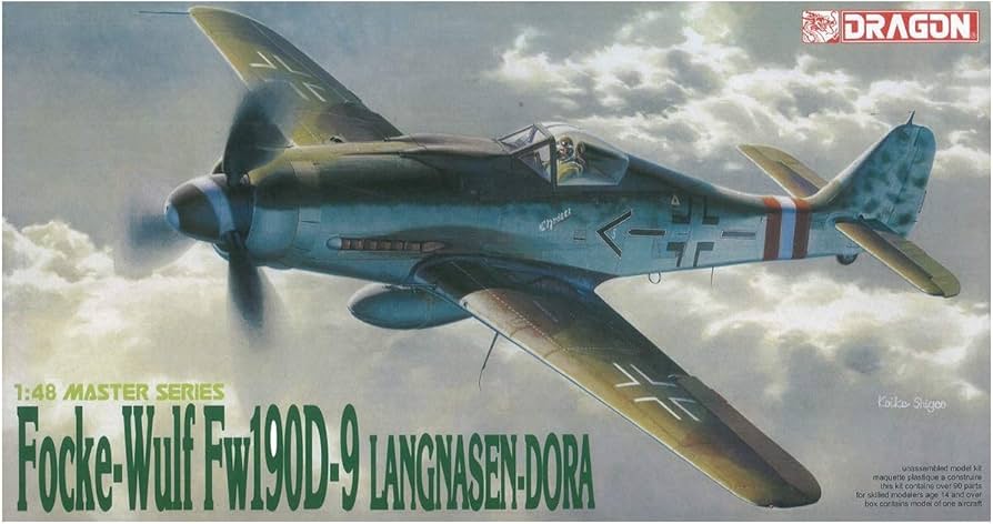 Amazon | ドラゴン 1/48 第二次世界大戦 ドイツ空軍 Fw190D-9 ドーラ