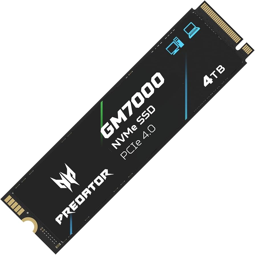 Amazon.com: Predator M.2 SSD 4TB GM7000 with DRAM cache NVMe 1.4