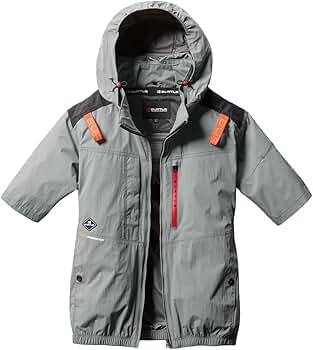 Amazon | バートル 2025年 春夏 エアークラフト 半袖ブルゾン アルミ遮