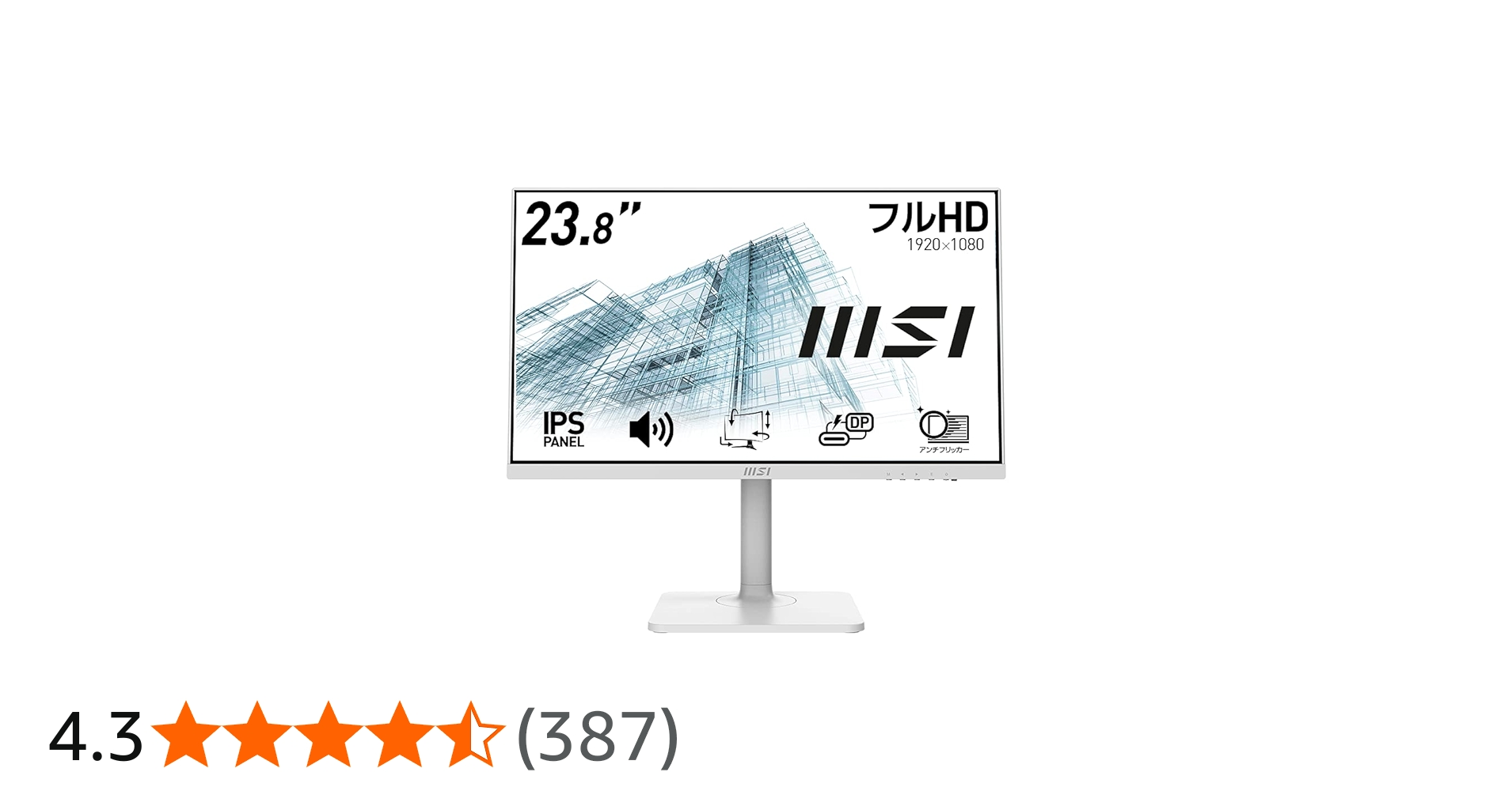 Amazon.co.jp: 【Amazon.co.jp限定】 MSI Modern MD241PW モニター