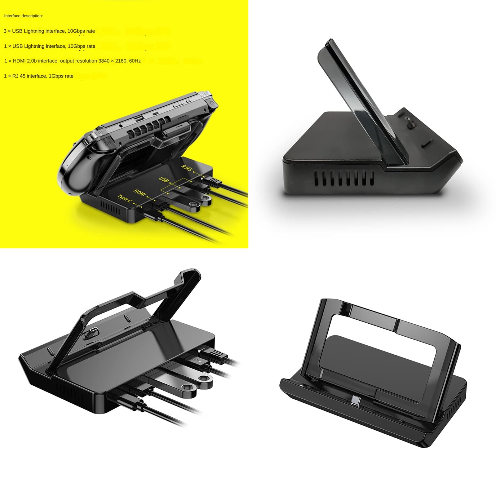 Amazon.co.jp: マルチインターフェイス USB ハブアダプタホルダー