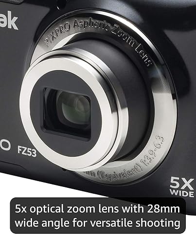 Amazon.com : Kodak PIXPRO Friendly Zoom FZ53-BK 16MP Digital