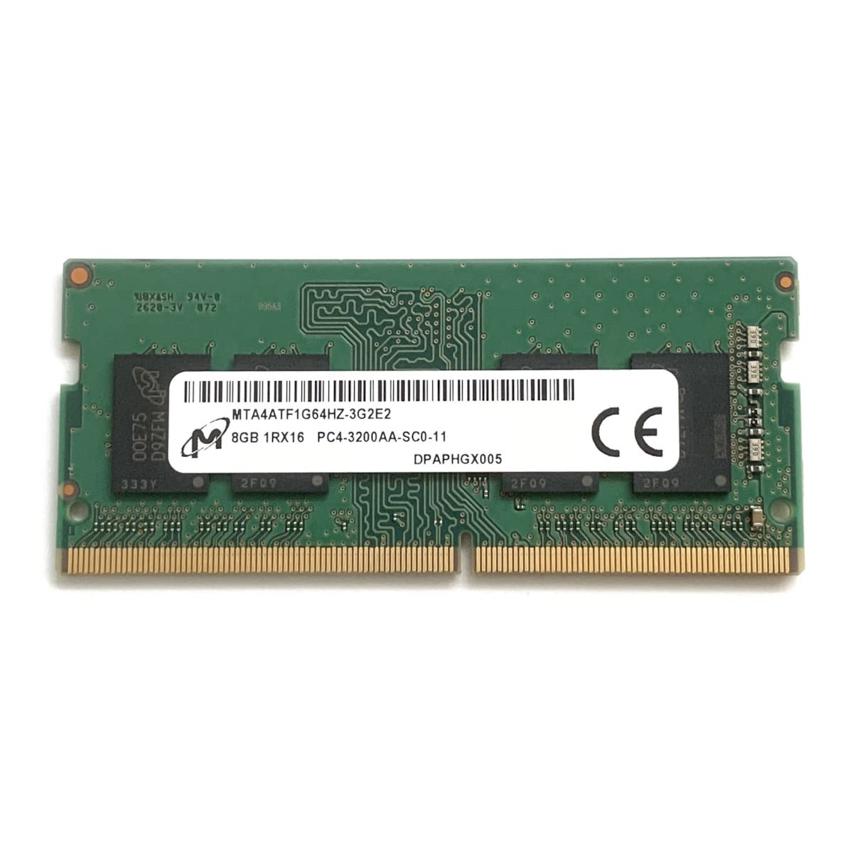 Amazon.co.jp: Micron 8GB SODIMM DDR4 3200 PC4 1Rx16 MTA4ATF1G64HZ