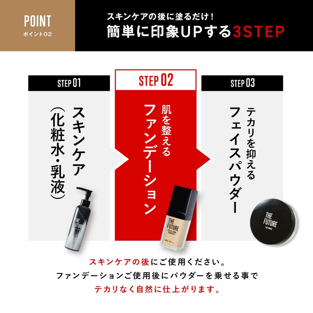 Amazon | THE FUTURE パーフェクトオムファンデーション 35g スポンジ