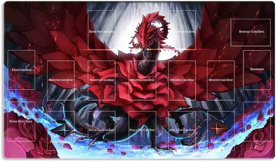 Amazon | Mlikemat プレイマット ブラックローズドラゴン TCG CCG OCG