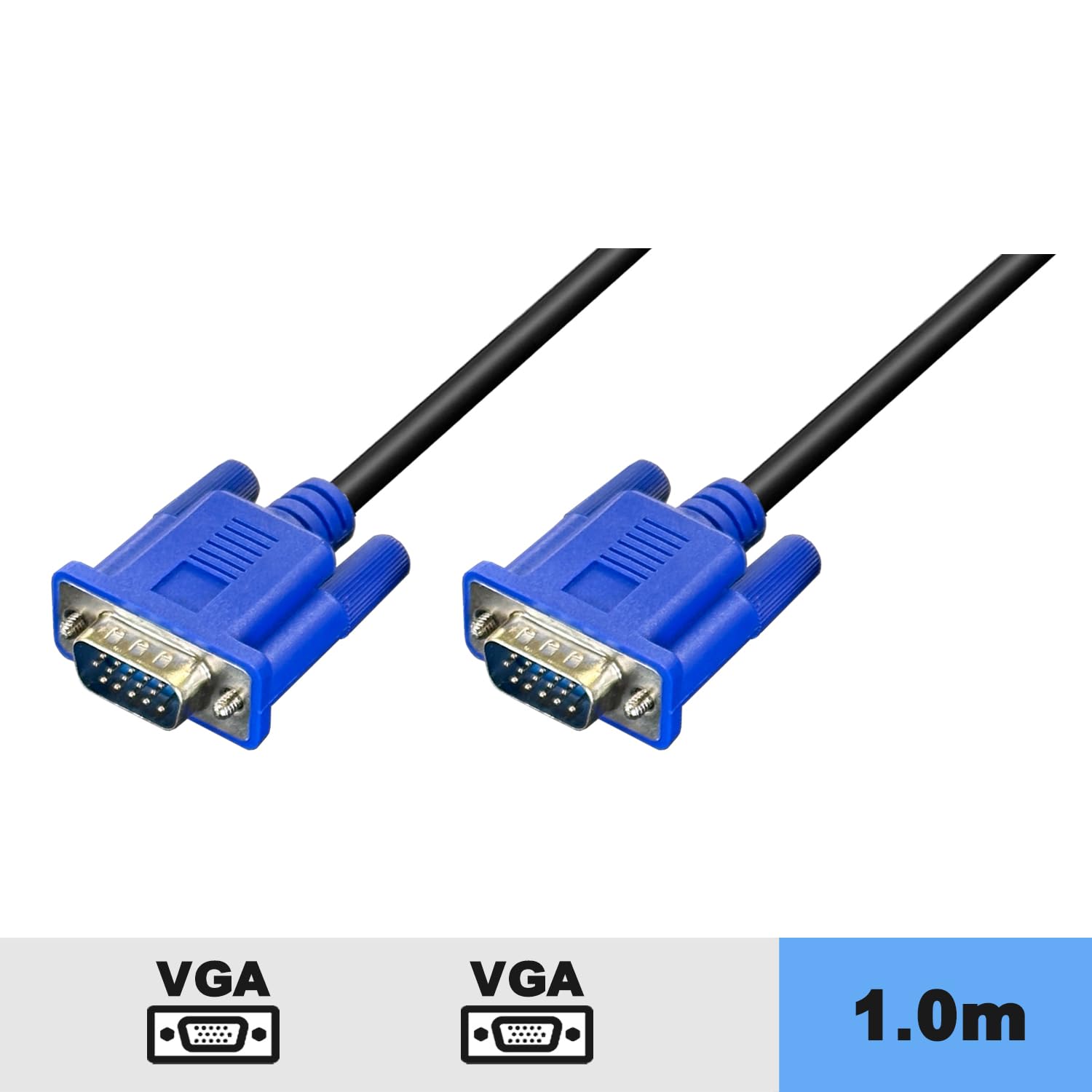 Amazon.co.jp: アナログ RGB（VGA）ケーブル1.0m 全結線仕様