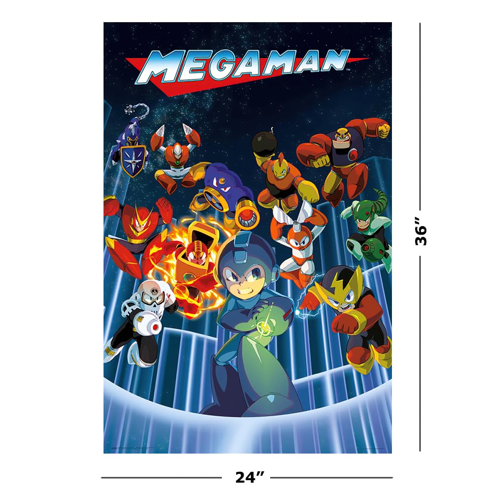 Amazon.co.jp: ロックマン - ゲームポスター(キャラクター)(サイズ:24