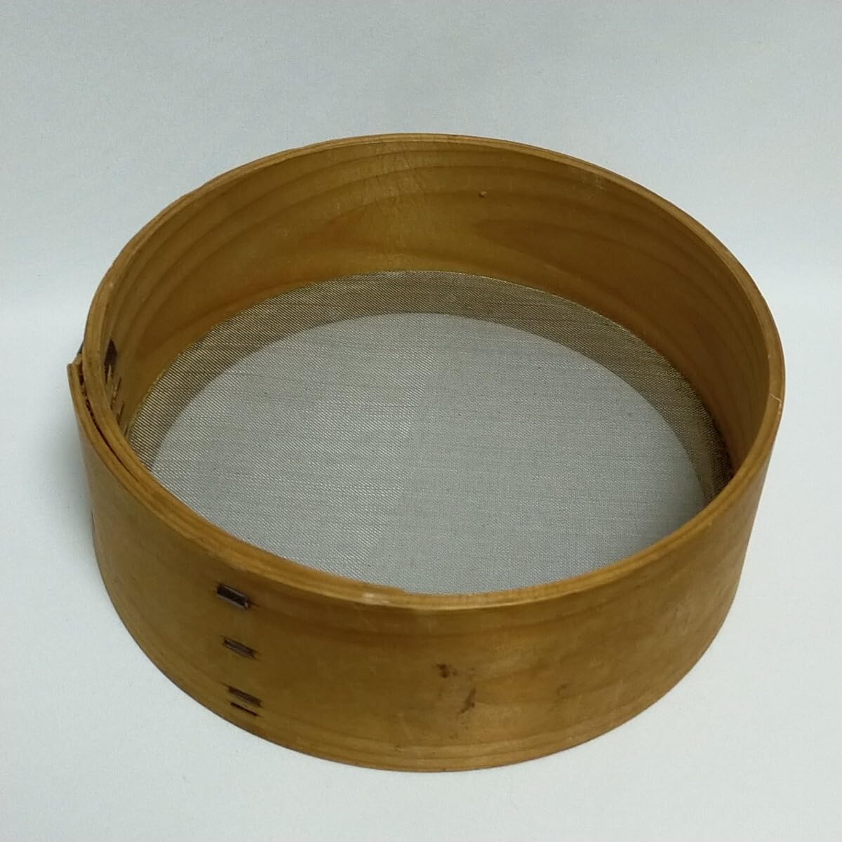 Amazon.co.jp: 昭和レトロ木枠粉ふるい網天然木曲げわっぱ細かい網目