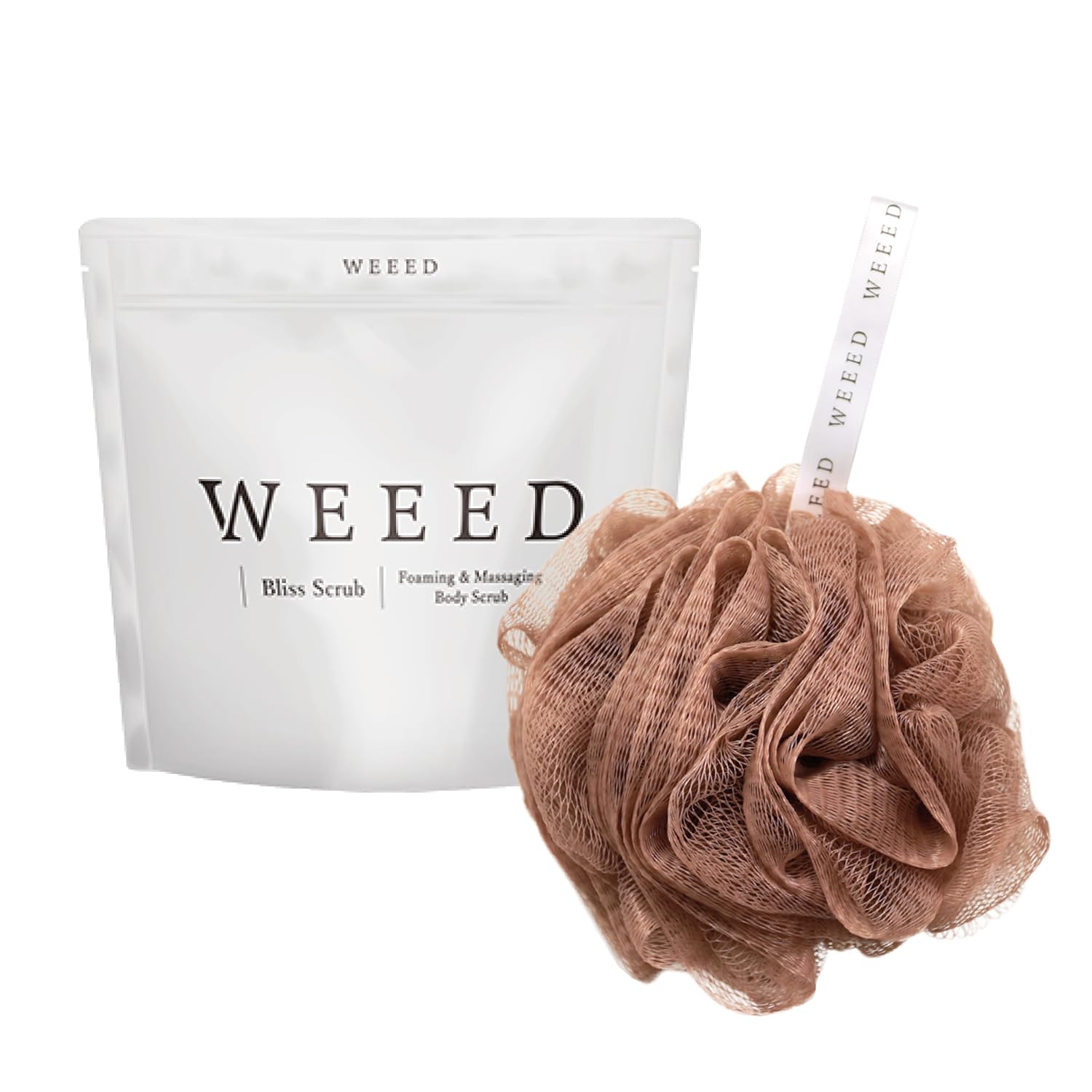 Amazon | WEEED ブリススクラブ 120g & オリジナル 泡立てネット