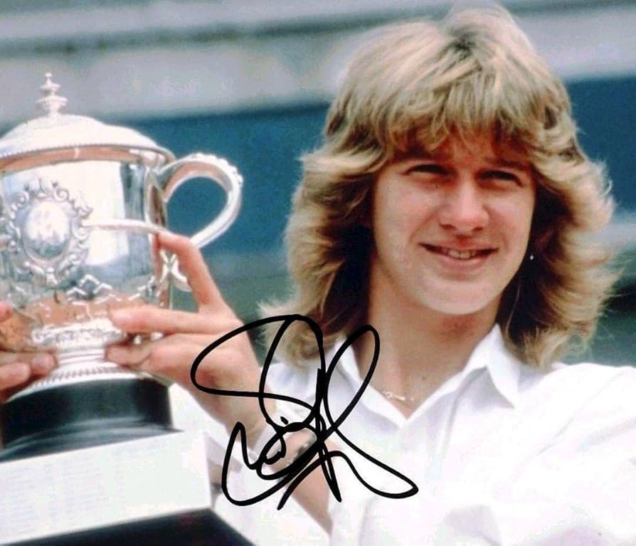 Amazon.co.jp: シュテフィグラフ直筆サイン入り写真…ドイツプロテニス