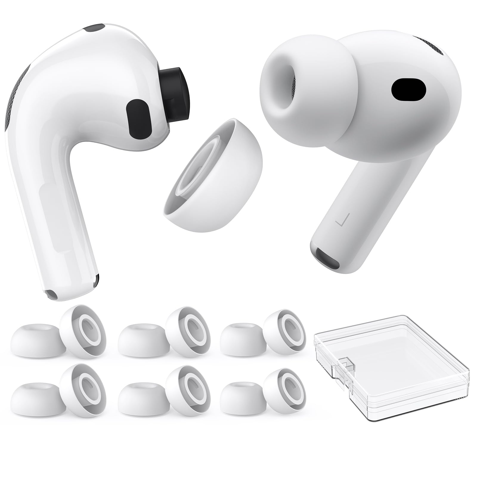 Amazon | AhaStyle AirPods Pro 3 (2025) 用ノイズ低減穴付きイヤー