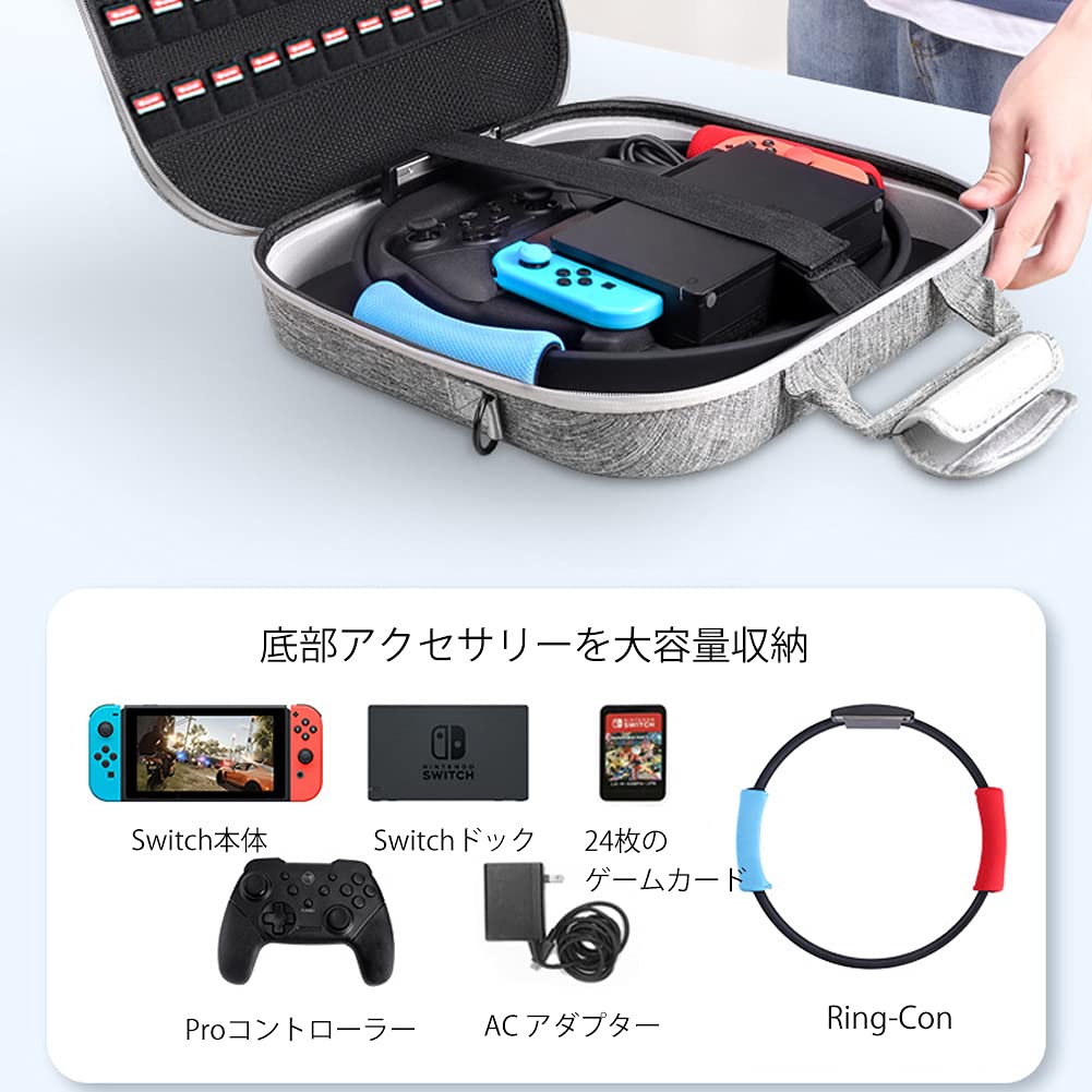 Amazon.co.jp: HIGHAWKリングフィット収納 Ring Fit Adventure用収納