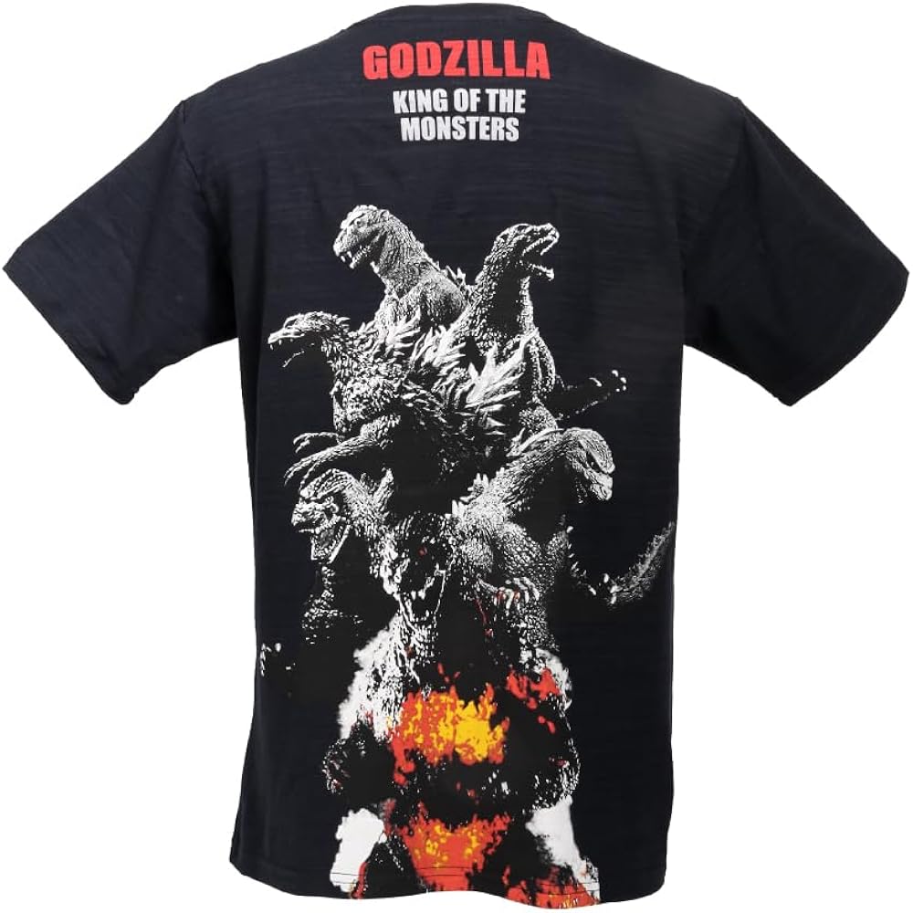 GODZILLA T-Shirts Evolutions of GODZILLA BK Small Black | Amazon.com
