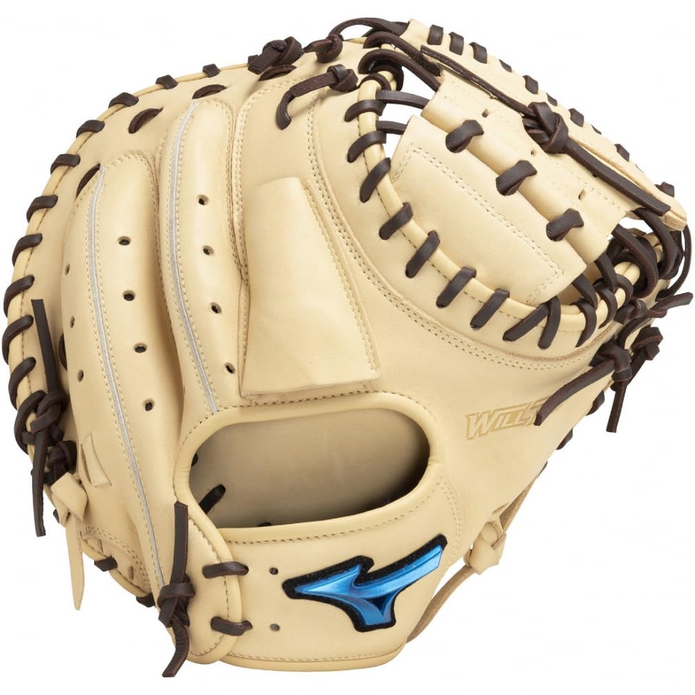 Amazon | ミズノ MIZUNO 軟式用ウィルドライブ ブルー 捕手用／B-D型