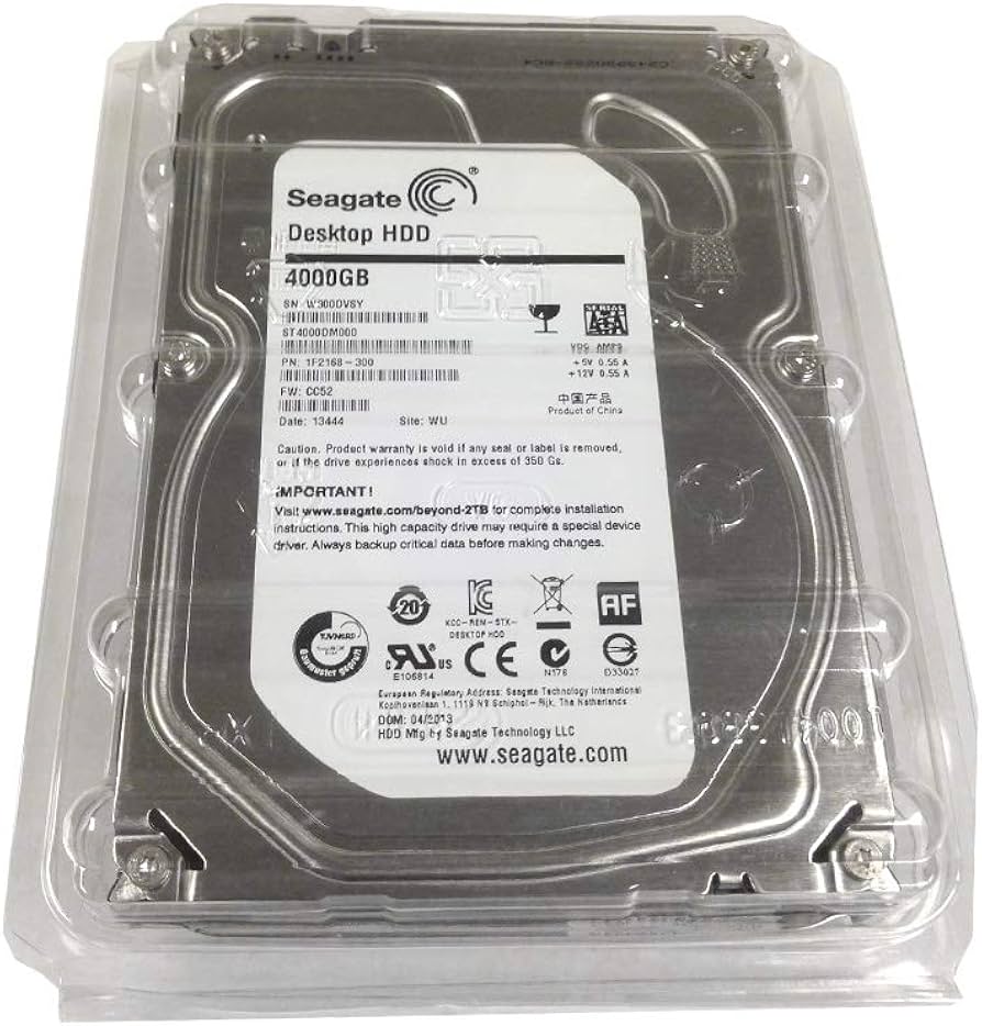 Amazon.com: Seagate SATA 6Gb/s 3.5-Inch 4TB Desktop HDD