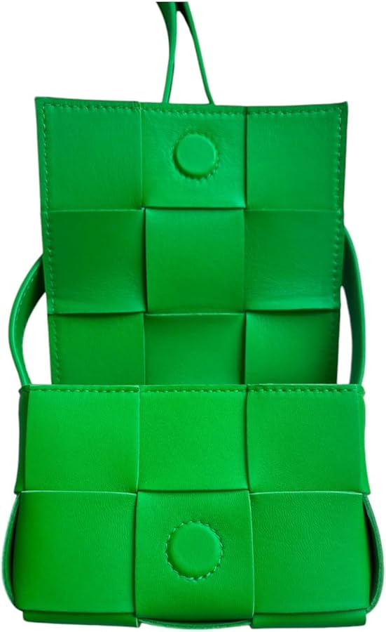 Bottega Veneta Candy Cassette Mini Bag, Parakeet Green: Handbags
