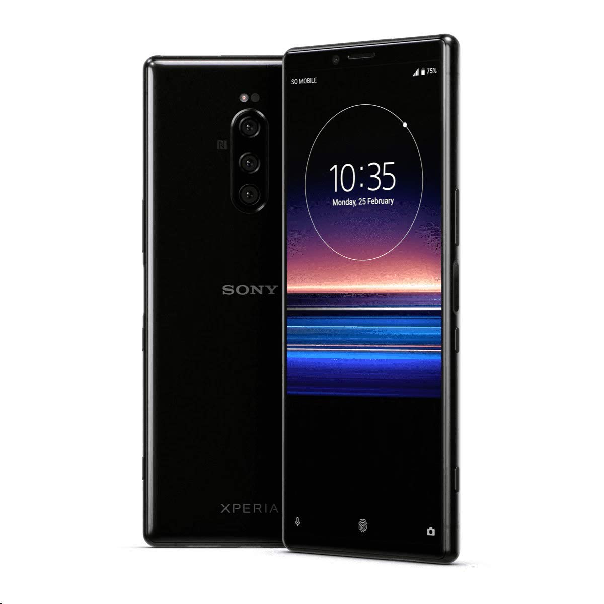 Amazon | Sony XPERIA 1 Dual SIM (J9110) 128GB/6GB (Black/ブラック