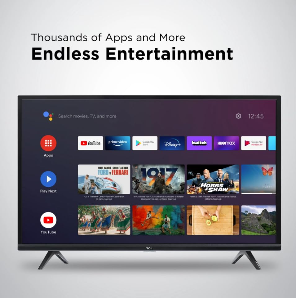 Amazon.com: TCL 40-Inch Class 3-Series FHD LED Smart Android TV +