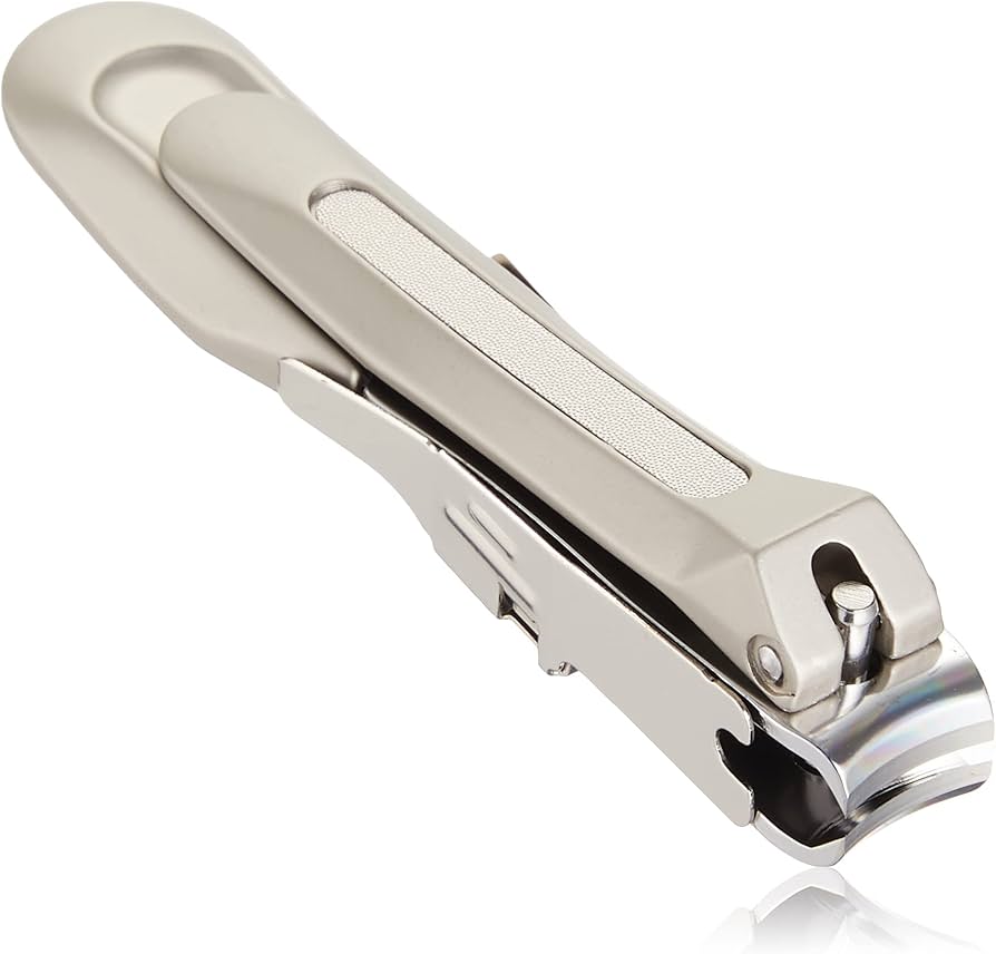 Amazon | ステンレス製高級爪切り S 金属キャッチャー付き | GREEN
